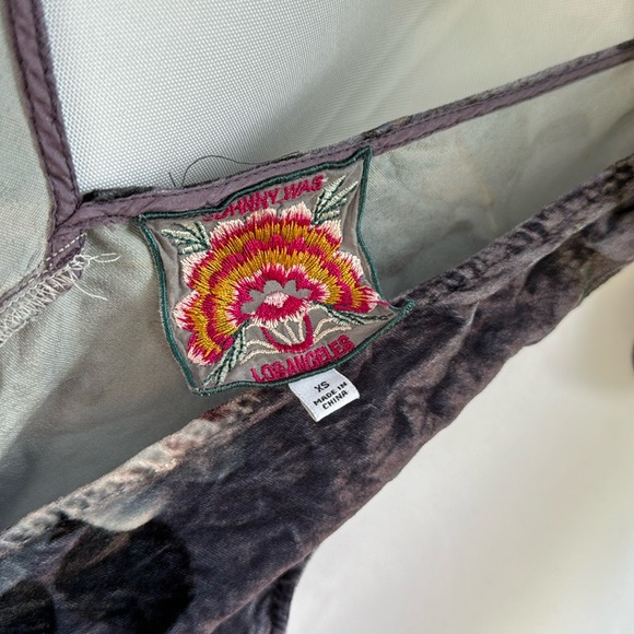 Johnny Was velvet floral tank - Picture 6 of 7